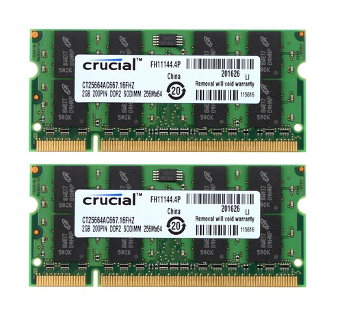 Crucial 4gb 2gb 2rx8 - 2gb,