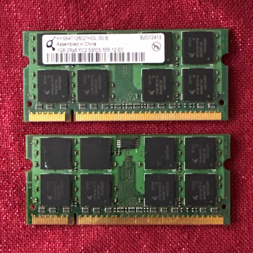 Qimonda ddr2 dimm ram - so-dimm, 2gb