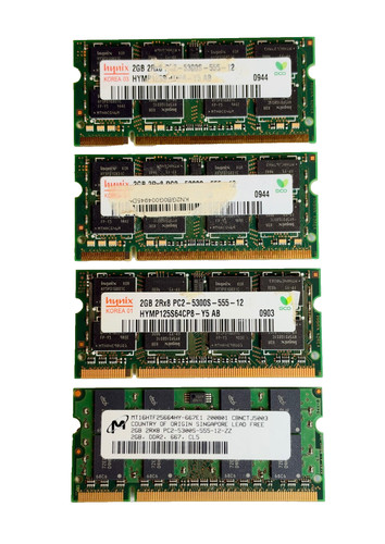 2gb ddr2 ram dimm 8gb - 2gb,
