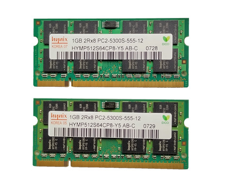 Ram hynix 2x 1gb - 2,