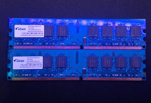 2gb 2x1gb elixir ddr2 667mhz - 2gb,