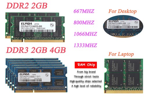 Elpida ddr2 ram gb - ram, 4