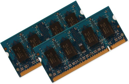 1gb 2gb ddr2 - 2x, notebook