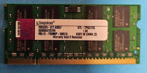 Kingston 2gb ddr2 - 2x, ddr2-667