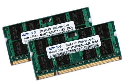 2gb 4gb notebook speicher - 2x,