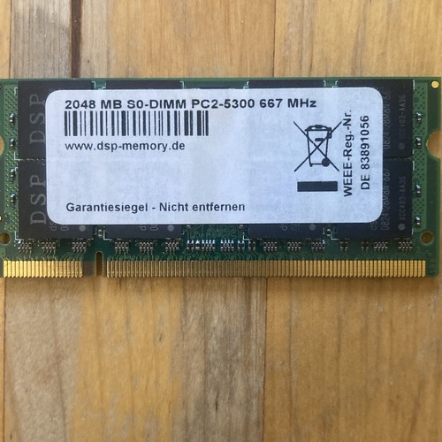 2gb ram ddr2 pc2 - pc2-5300, 667