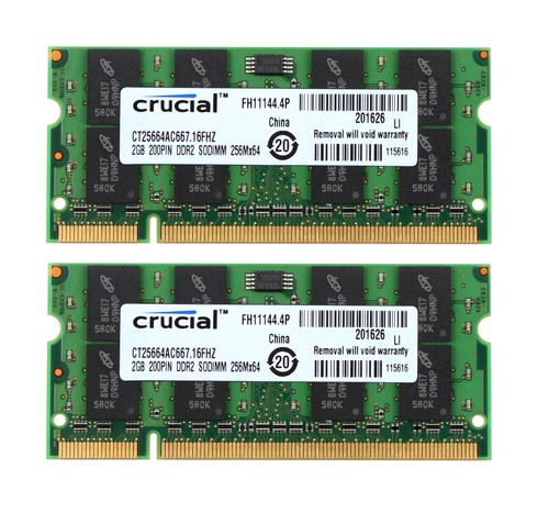 Crucial 4gb 2gb 2rx8 - crucial,