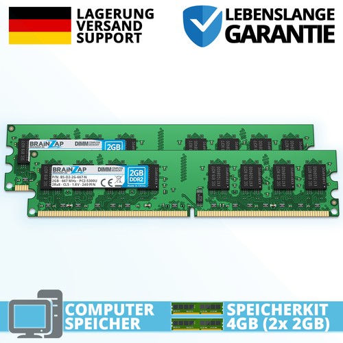 4gb 2x2gb ddr2 ram - ddr2, dimm