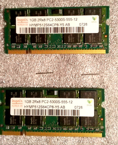 Ram hynix 2x 1gb - ram,
